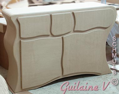 Large buffet en carton