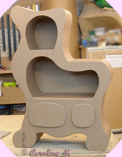 Meuble buffett en carton