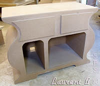Meuble buffet carton pour ordinateur