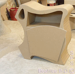 Meuble carton pour chaussures