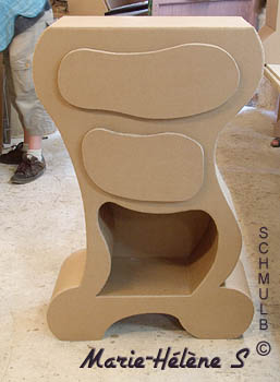 Chiffonnier en carton
