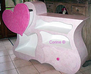 Meuble en carton pour enfant