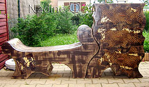 Meridienne et commode en carton