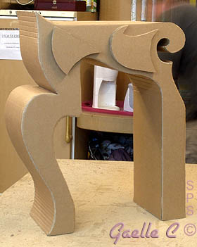 petite console en carton