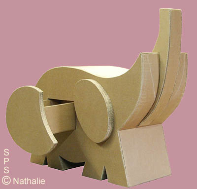 Elephant en carton
