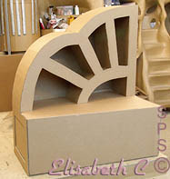 Meuble de coin en carton
