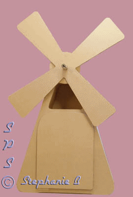 Meuble carton moulin � vent