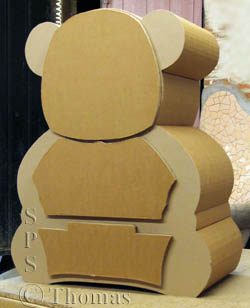 meuble nounours des enfants.