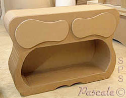Meuble carton d'entr�e