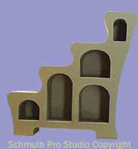 Meuble en carton pour plantes