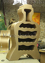 Porte bouteilles. Travaux manuels de cartonnage