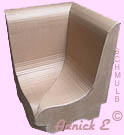 Fauteuil d'angle carton formation professionnelle