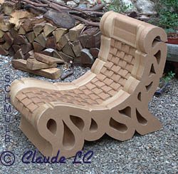 Fauteuil en carton - Meridienne