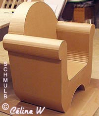 Fauteuil en carton