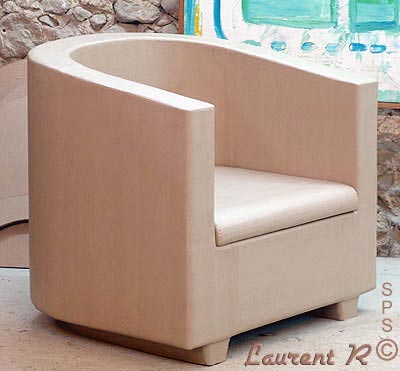 Le fauteuil cabriolet en carton