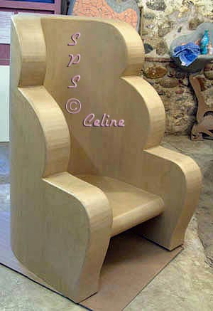 Fauteuil trone de Monique