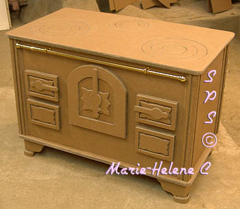 Loisirs creatifs de noel. Fournau en carton