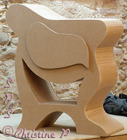 Chevet original en carton