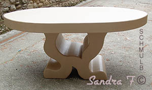 Grande table en carton