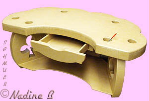 Table de jeux en carton