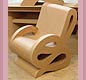 Fauteuil trone en carton
