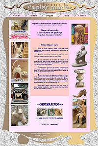 Page stage de papier mache