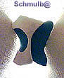 Sculpture d'un luminaire abat jour en platre