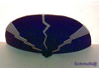 Sculpture d'une vasque en plâtre