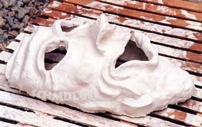 Sculpture en plastiroc