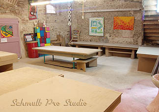 Atelier Schmulb de mobilier en carton
