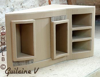 Pour angle de salle de bain