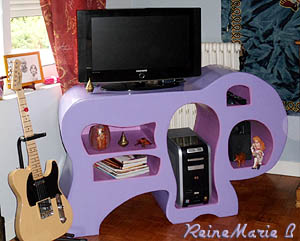 Meuble TV dans le salon