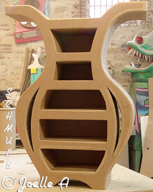 Meuble bibus en carton