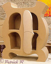 Meuble buffet en carton