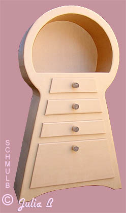 Meuble haut en carton
