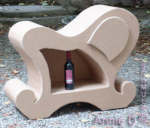 Le mobilier en carton de Annie