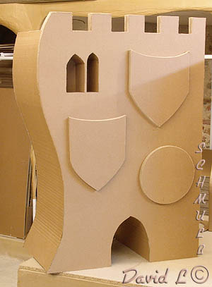 Meuble Chateau fort en carton
