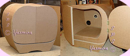 Placard TV avec deux portes