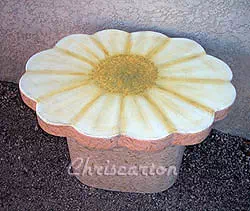 Fleur table basse en carton